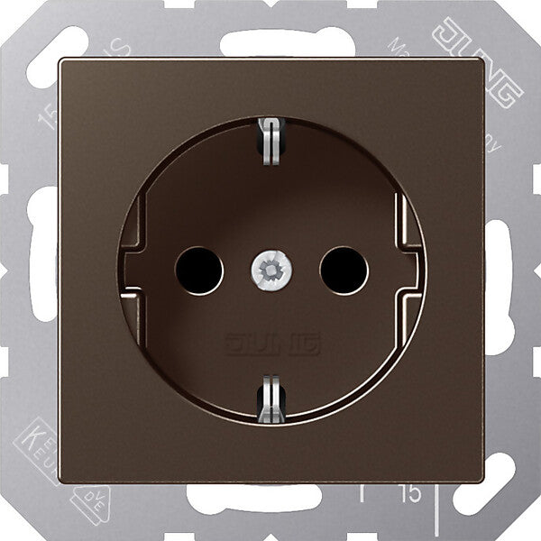 JUNG SCHUKO-Steckdose mokka A 1520 MO